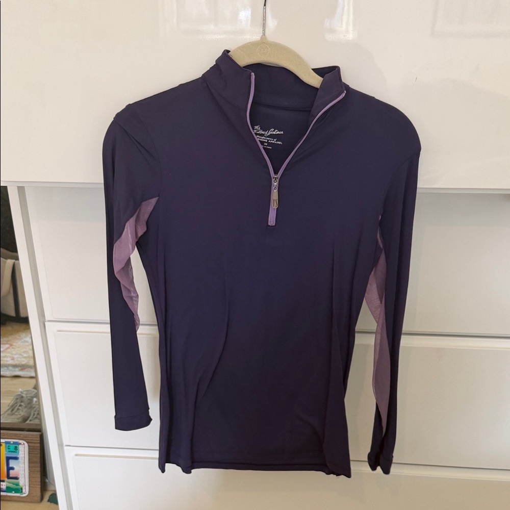 Purple long sleeve tailored sportsman